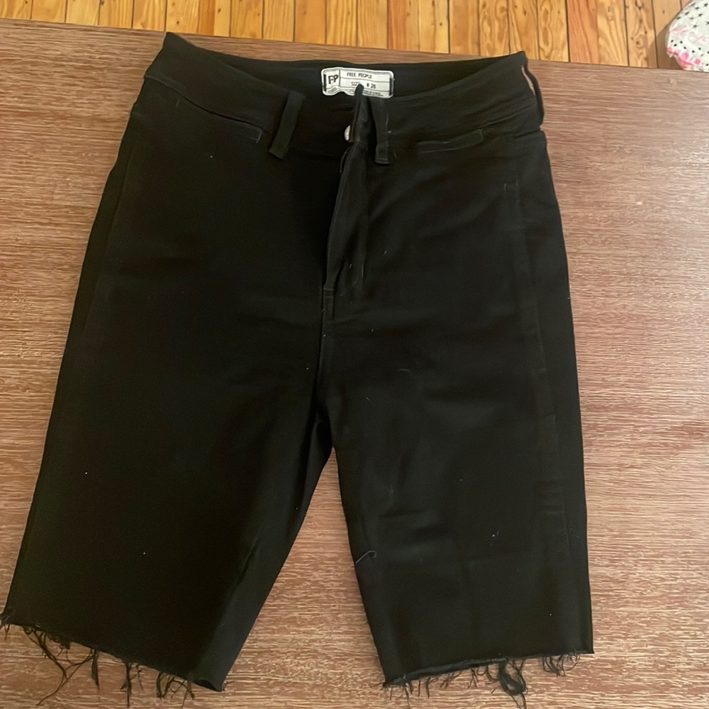 Black free people Bermuda shirts